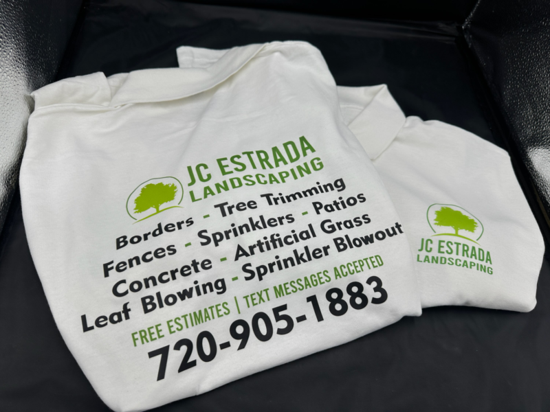 Custom T Shirts for Landscaping Company