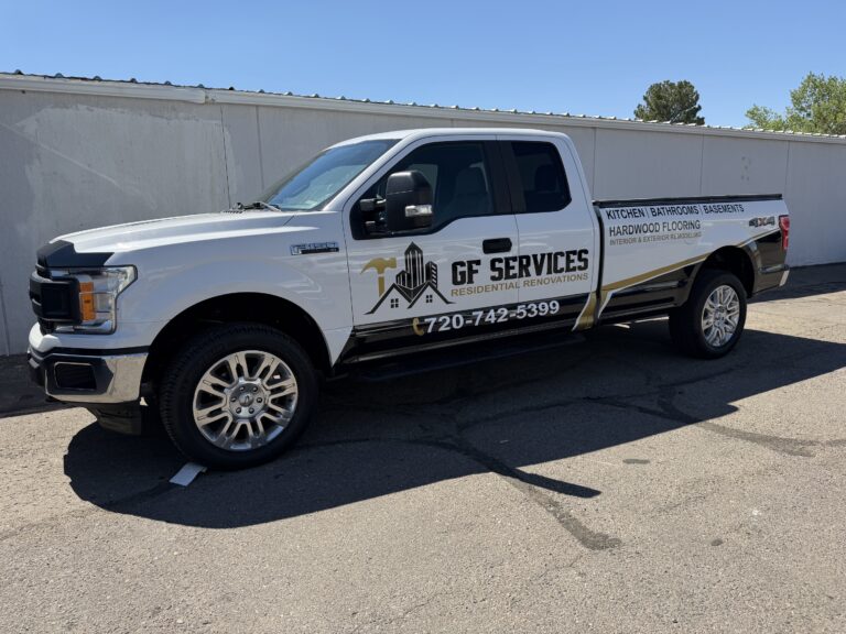Spot Graphics for Contractor Truck