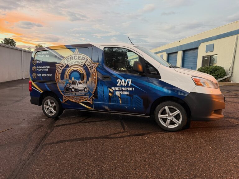 Ford Transit Wrap for Tow Company